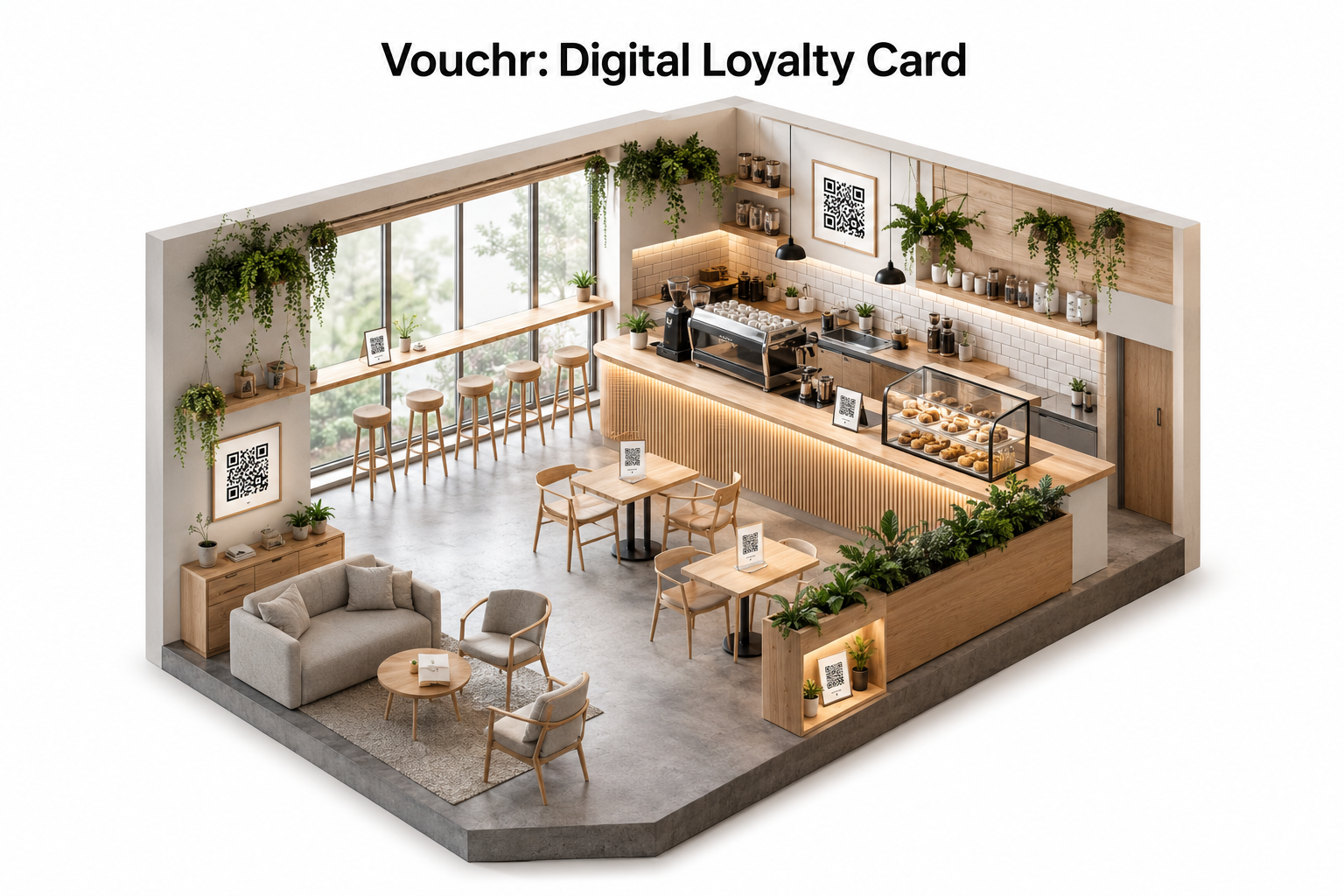 3D Isometric Store Layout